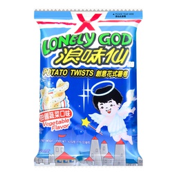 [61195] 旺旺 浪味仙 田园蔬菜味 42g | Want Want Lonely God Potato Twist Veget 42g