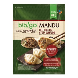 [80087] BIBIGO Gyoza Beef Bulgogi&Vega 600g | 必品阁 韩式烤牛肉煎饺 600g