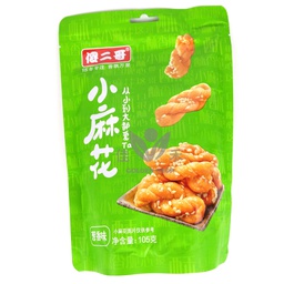 [61097] SEG Fried Dough Twist Scallion Flavor 105g | 傻二哥 麻花 香葱味 105g