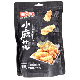 [61096] 傻二哥 麻花 黑糖味 105g | SEG Fried Dough Twist Caramel 105g