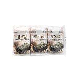 [61041] Paldo Roasted Seaweed Snack (3*5) g | 八道 海苔三连包 (3*5) g