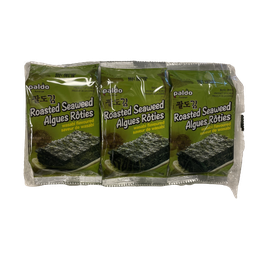 [61043] Paldo Wasabi Seaweed Snack (3*5) g | 八道 海苔三连包 芥末味  (3*5) g