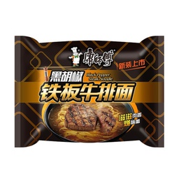 [30514] 康师傅 黑胡椒牛肉面 103g | Mr.Kon Instant Noodles Black Pepper Beef 103g