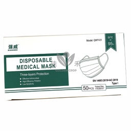 [90022] Disposable Medical  Face Masks 50pcs/unit | 一次性医用口罩 50个