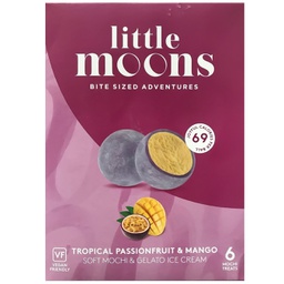 [80242] Little Moons Mochi (Vegan Tropical Passionfruit & Mango) 192g | 小月亮 麻薯冰淇凌 (素食 热带百香果和芒果) 192g