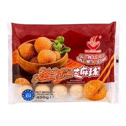 [80086] Meng Fu Glutinous Rice Sesame Ball 400g | 蒙福 芝麻球 400g
