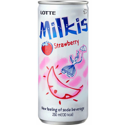 [60240] 乐天 苏打饮料 草莓味 250ml | LOTTE Milkis Soft Drink Strawberry 250ml