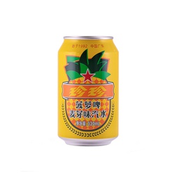 [60446] Zhenzhen Soda Drink Pineapple 330ml | 珍珍 菠萝啤 330ml