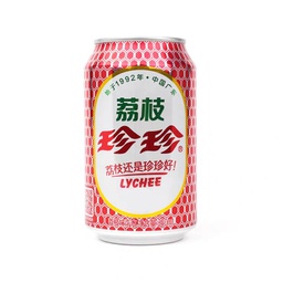 [60444] Zhenzhen Soda Drink Lychee 330ml | 珍珍 碳酸饮料 荔枝味 330ml