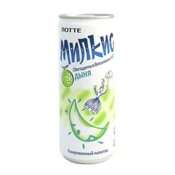 [60239] LOTTE Milkis Soft Drink Melon 250ml | 乐天 苏打饮料 瓜果味 250ml