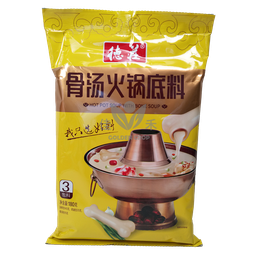 [40230] CN DZ Hotpot Soupbase beef bone 180g |  德庄 火锅底料 牛骨汤 180g