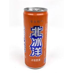 [60014] AO Fizzy Drink Mandarin 330ml | 北冰洋 桔子汽水 330ml