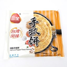 [80334] SQ Pancake Salt and Pepper Flavor 320g | 三全 手抓饼 椒盐味 320g
