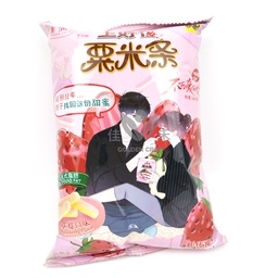 [61107] SHJ Corn Curls-Strawberry Flavor 40g | 上好佳 粟米条 草莓味 40g