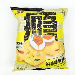 [61110] SHJ Potato Chips-salted Egg Yolk Flavor 60g | 上好佳 田园薯片 鲜香咸蛋黄味 60g