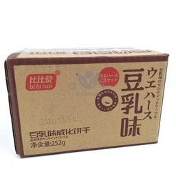 [60588] BBZ Waffle-Soybean Milk Flavor 252g | 比比赞 豆乳威化饼 225g