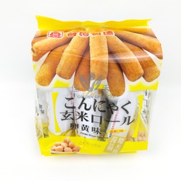 [61053] Pei-Tian Konjac Brown Rice Roll-Egg Yolk 160g | 北田 蒟蒻糙米卷 蛋黄味 160g