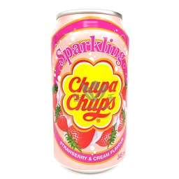 [60109] Chupa Chups Soda Strawbery & Cream 345 ml | Chupa Chups 草莓味苏打 345ml