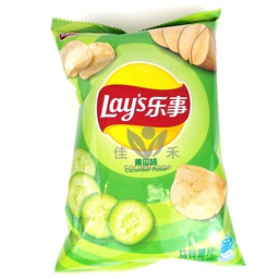 [60952] Lays Potato Chips Cucumber 40g | 乐事 薯片 黄瓜味 40g