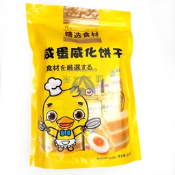 [60858] JinYu Waffle Salted Egg Yolk Flavor 288g | 金语 咸蛋威化 288g