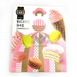 [60854] JinYu Cake Red Velvet Ice Cream Flavor 112g | 金语 马卡龙蛋糕 红丝绒冰淇凌味 112g