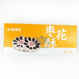 [60712] DXC Flower Shape Jujube Puff 210g | 稻香村 枣花酥 210g