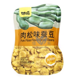 [60771] Ganyuan Pork Floss Flavor Broad Bean 75g | 甘源 肉松味蚕豆 75g