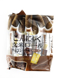 [61050] Pei- Tien Konjac Brown Rice Roll Chocolate Flavor 160g/unit | 北田 蒟蒻糙米卷 巧克力味 160g