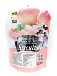 [60852] 金语 酸奶盖饼 小资白桃味 170g | Jinyu Biscuits Peach Flavor 170g