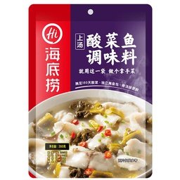 [40675] HDL Pickled Cabbage Fish Seasoning 360g | 海底捞 上汤酸菜鱼调味料 360g